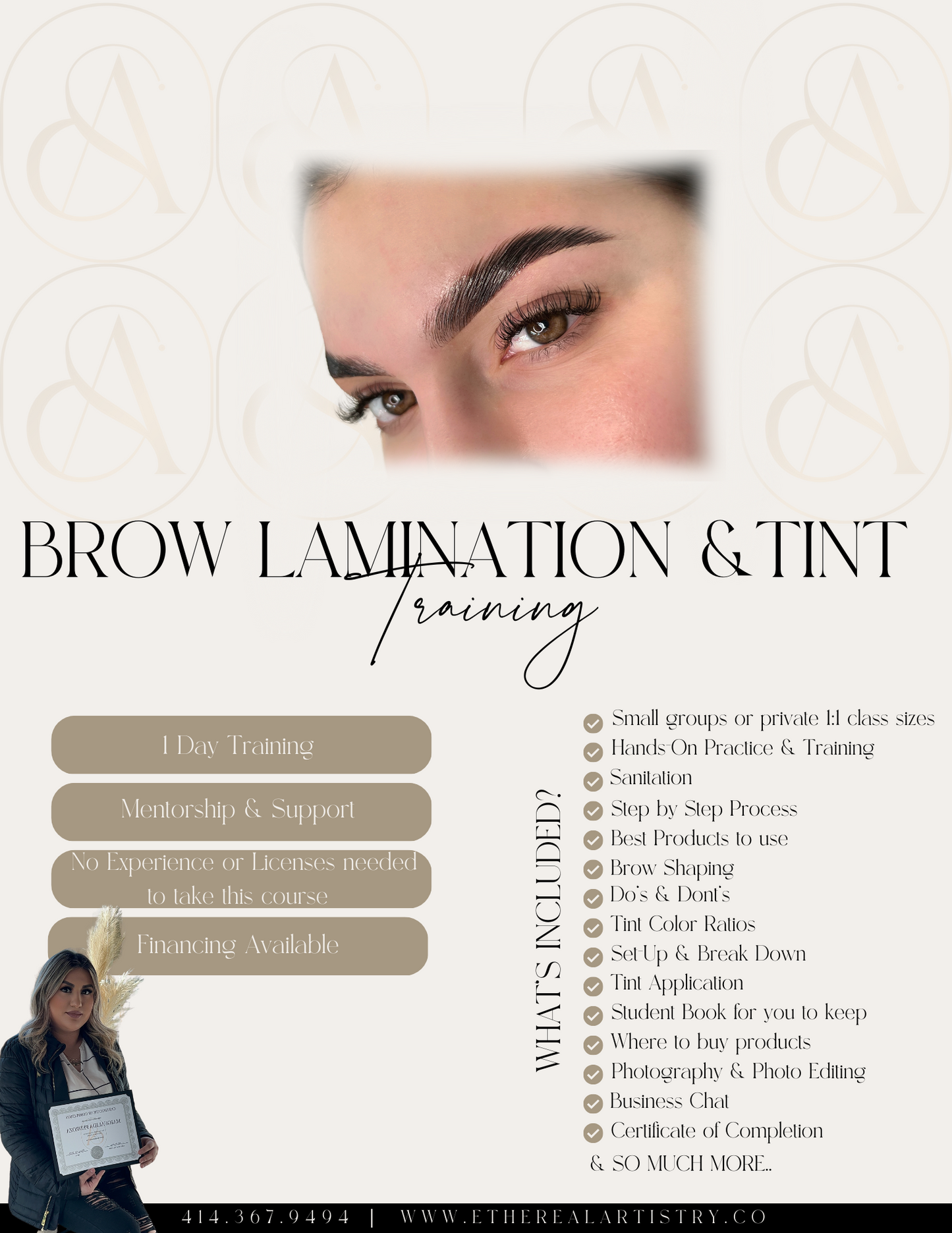 FINAL CHANCE 1-Day Brow Lami & Tint Training